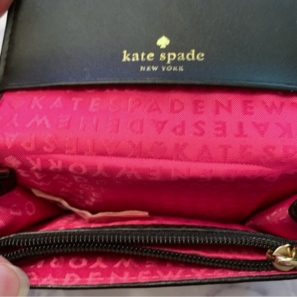 FINAL PRICE Kate Spade Montford Park Black Leather Darla Leather Keychain Wallet - Picture 9 of 14